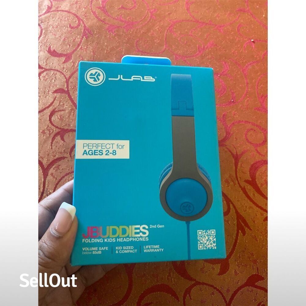 JLab JBuddies Kids Headphones Multicolor Volume Safe Cloud Foam Cushions - Picture 4 of 4